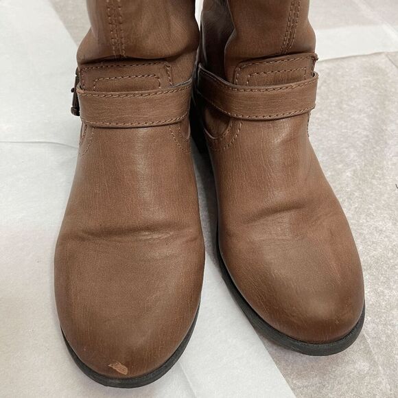 Steve Madden Tan Brown Tall Riding Boots - Picture 4 of 11